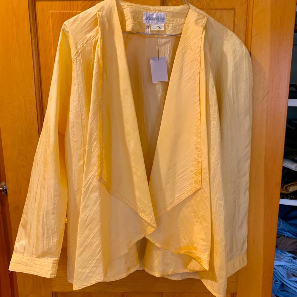 Vintage yellow jacket blazer